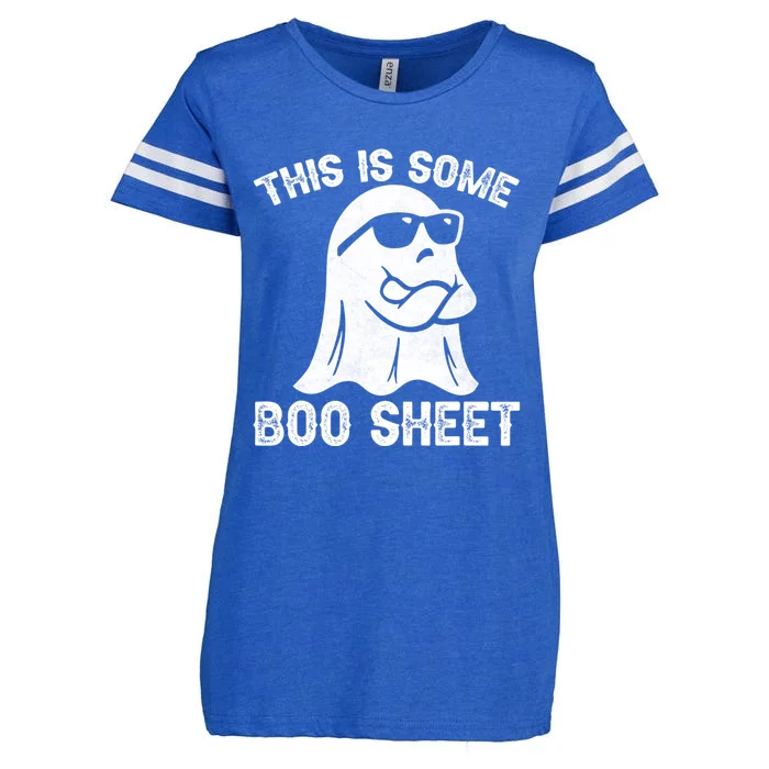 Funny Halloween Boo Ghost Costume This Is Some Boo Sheet Cool Gift Enza Ladies Jersey Football T-Shirt