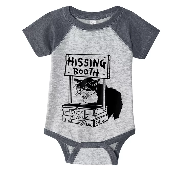 Funny Hissing Booth Kitten Kitty Cat Furmom Furdad Infant Baby Jersey Bodysuit