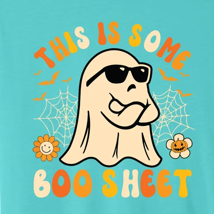 Funny Halloween Boo Ghost Costume This Is Some Boo Sheet ChromaSoft Performance T-Shirt