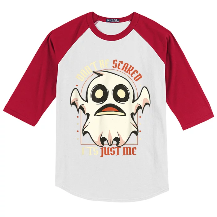 Funny Halloween Boo Ghost Costume Halloween Kids Colorblock Raglan Jersey