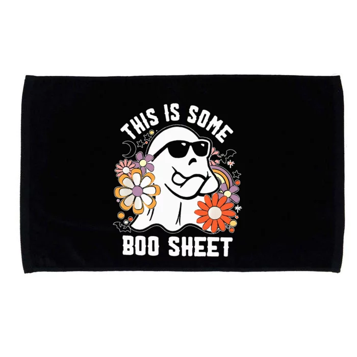 Funny Halloween Boo Ghost Costume This Is Some Boo Sheet Microfiber Hand Towel