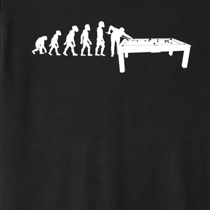 Funny Human Billiards Evolution 8 Ball Pool Cue Stick Player Meaningful Gift ChromaSoft Performance T-Shirt