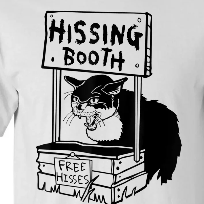 Funny Hissing Booth Kitten Kitty Cat Furmom Furdad Women Tall T-Shirt