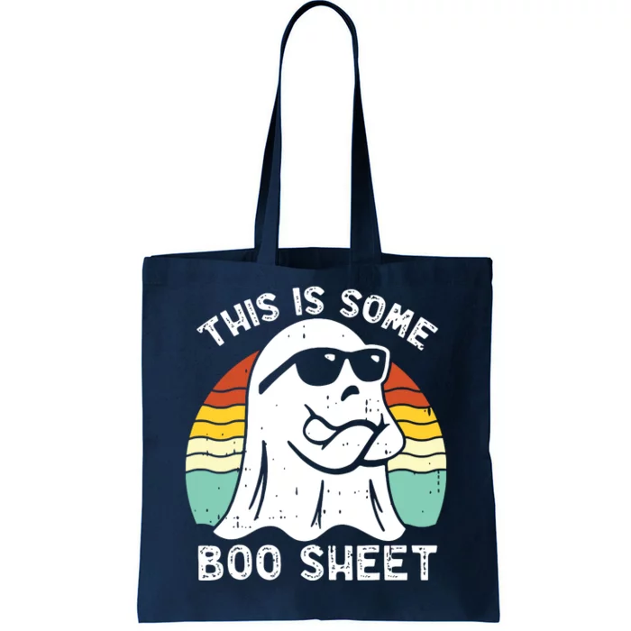 Funny Halloween Boo Ghost Costume This Is Some Boo Sheet Tote Bag