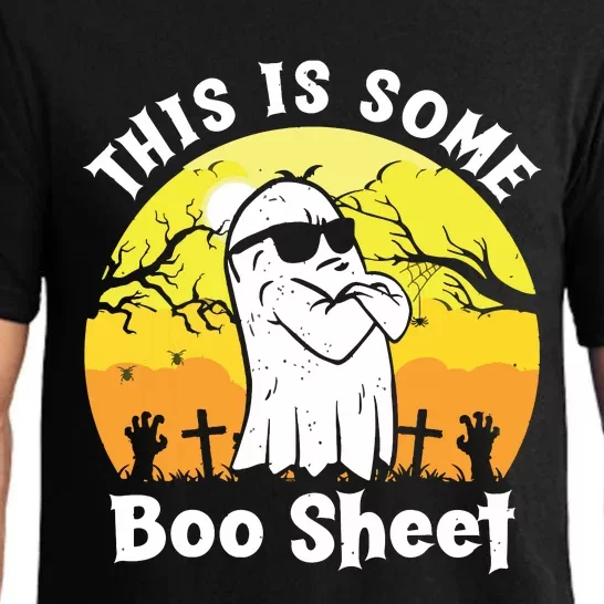 Funny Halloween Boo Ghost Costume This Is Some Boo Sheet Pajama Set