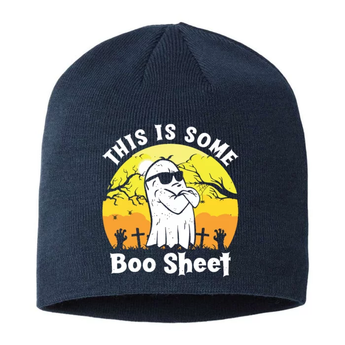 Funny Halloween Boo Ghost Costume This Is Some Boo Sheet 8 1/2in Sustainable Knit Beanie