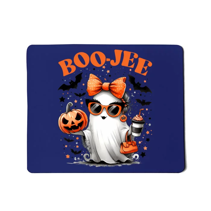 Funny Halloween Boojee Cute Ghost Mousepad