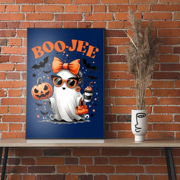 Funny Halloween Boojee Cute Ghost Poster