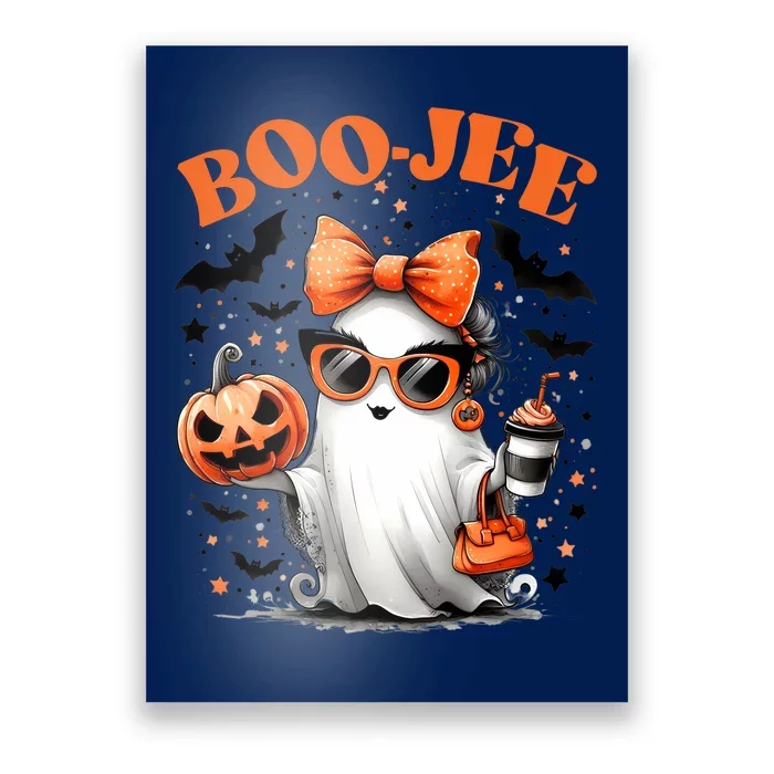 Funny Halloween Boojee Cute Ghost Poster