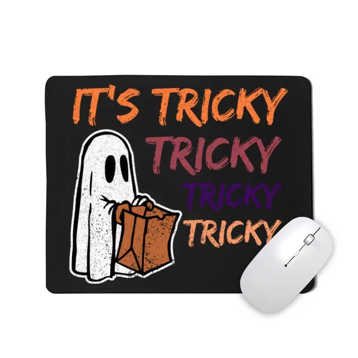 Funny Halloween Boo Its Tricky Tricky Tricky Mousepad