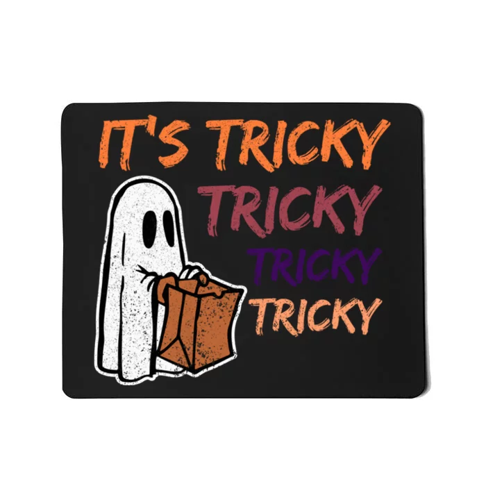 Funny Halloween Boo Its Tricky Tricky Tricky Mousepad