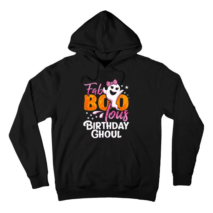 FabBOOlous Halloween Birthday Ghoul Tall Hoodie