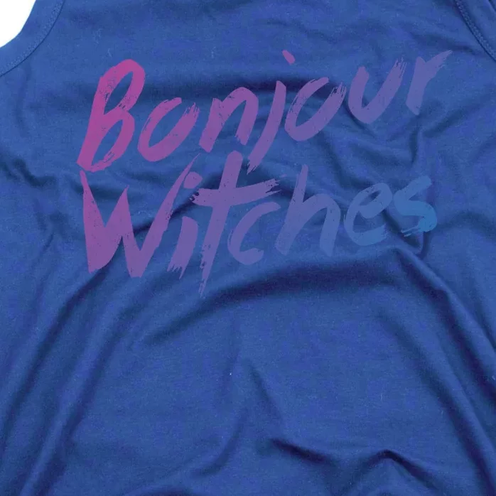 Funny Halloween Bonjour Witches Great Gift Tank Top