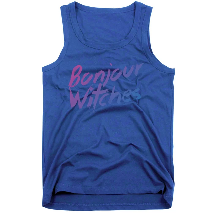 Funny Halloween Bonjour Witches Great Gift Tank Top