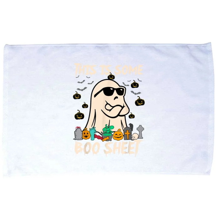 Funny Halloween Boo Ghost Costume This Is Some Boo Sheet Microfiber Hand Towel