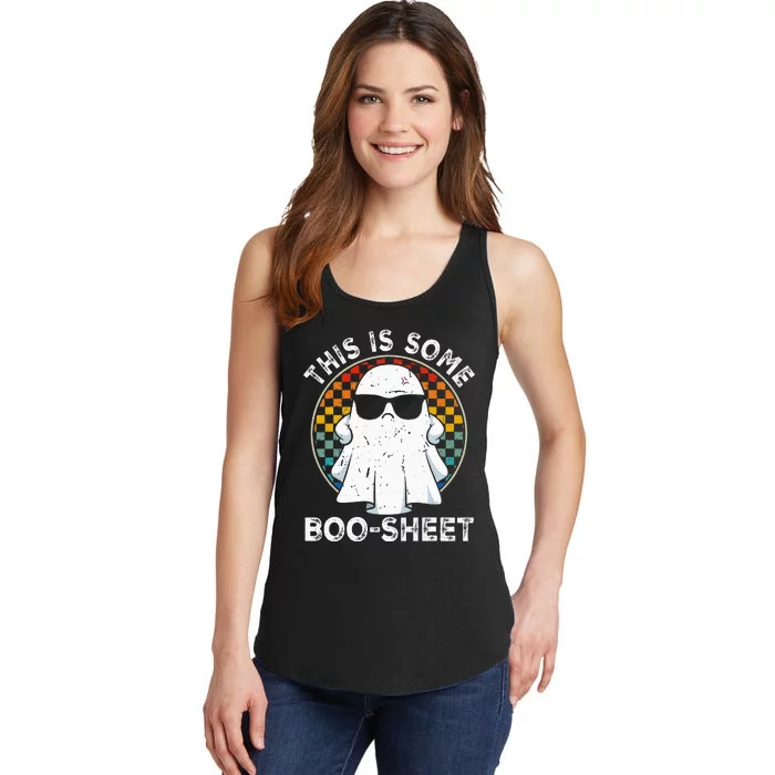 Funny Halloween Boo Ghost Costume This Is Some Boo Sheet Ladies Essential Tank