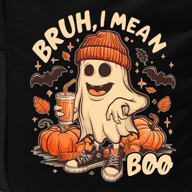 Funny Halloween Bruh I Mean Boo Ghost Impact Tech Backpack