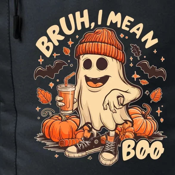 Funny Halloween Bruh I Mean Boo Ghost Daily Commute Backpack