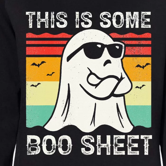 Funny Halloween Boo Ghost Costume This Is Some Boo Sheet Womens California Wash Sweatshirt