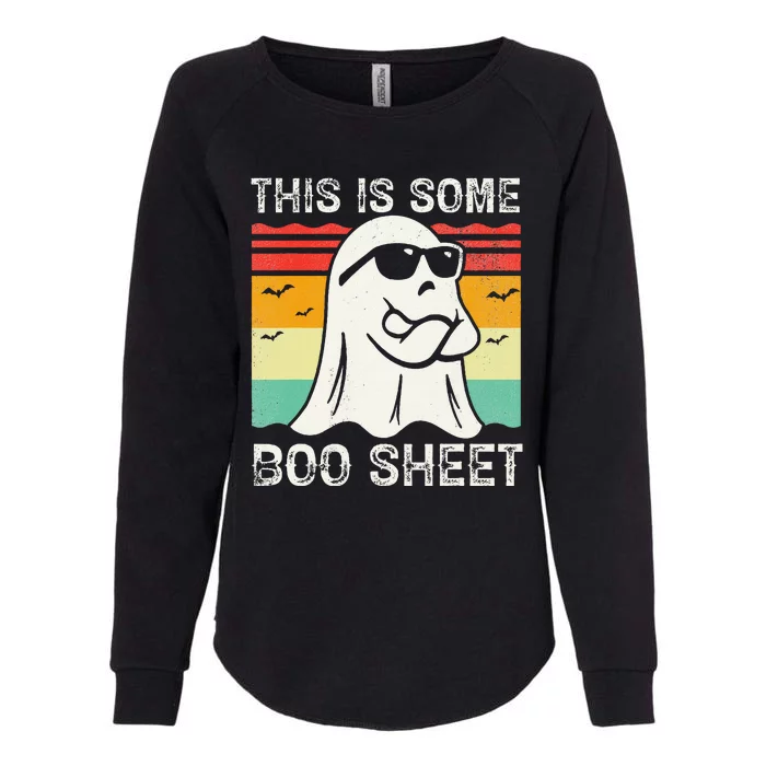 Funny Halloween Boo Ghost Costume This Is Some Boo Sheet Womens California Wash Sweatshirt