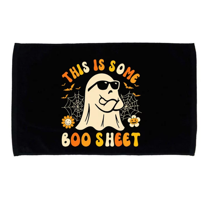 Funny Halloween Boo Ghost Costume This Is Some Boo Sheet Microfiber Hand Towel