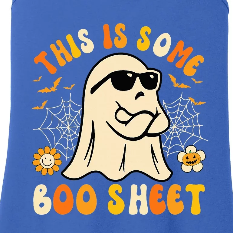 Funny Halloween Boo Ghost Costume This Is Some Boo Sheet Ladies Essential Tank