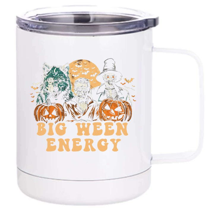 Funny Halloween Big Ween Energy Front & Back 12oz Stainless Steel Tumbler Cup