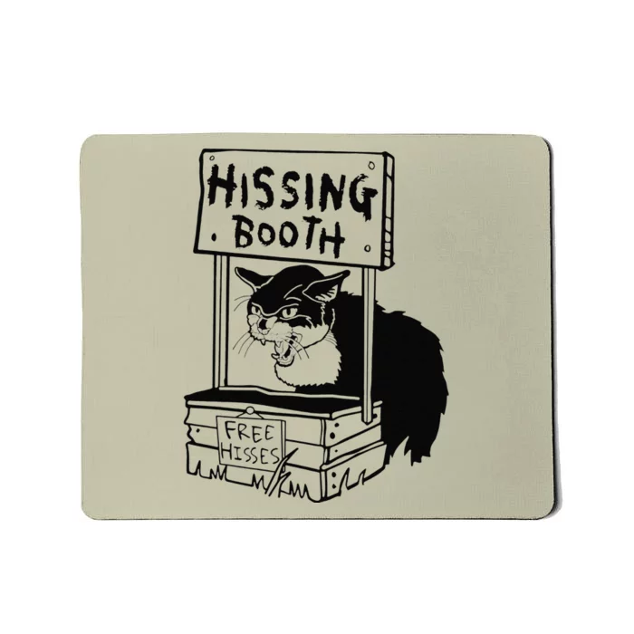 Funny Hissing Booth Kitten Kitty Cat Furmom Furdad Mousepad