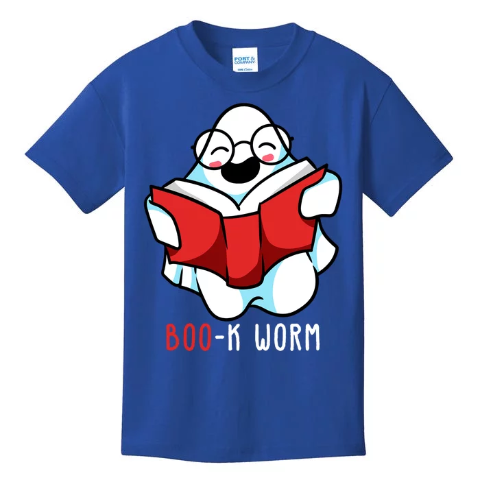 Funny Halloween Book Reader Ghost Reading A Book Great Gift Kids T-Shirt