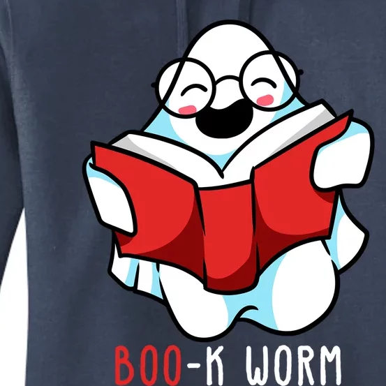 Funny Halloween Book Reader Ghost Reading A Book Great Gift Women's Pullover Hoodie