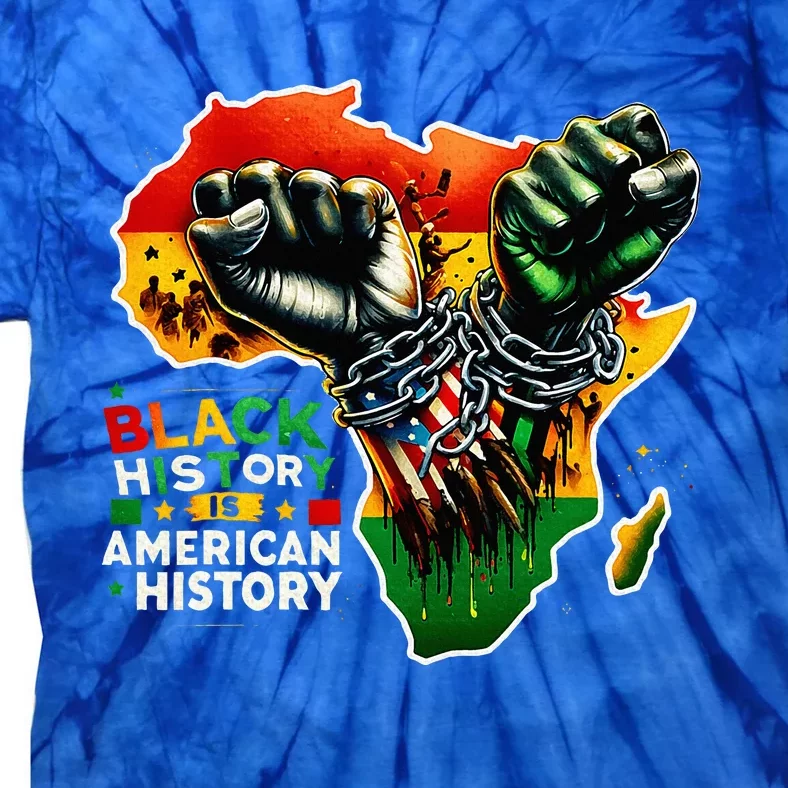 Fist Hands Black History Black History Tie-Dye T-Shirt