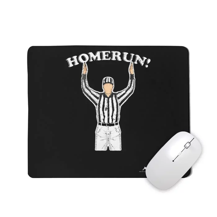 Funny Homerun Baseball Football Mousepad