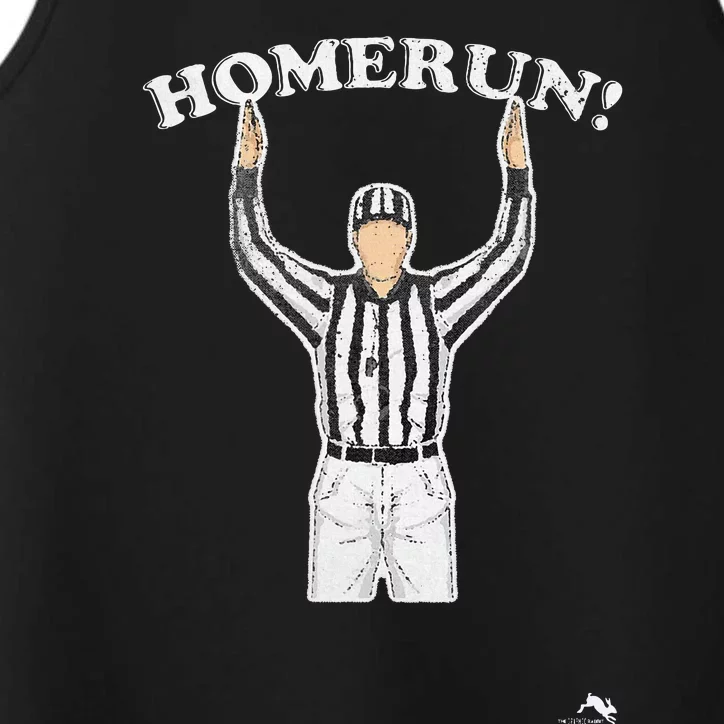 Funny Homerun Baseball Football Performance Tank