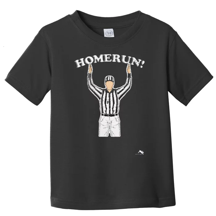 Funny Homerun Baseball Football Toddler T-Shirt