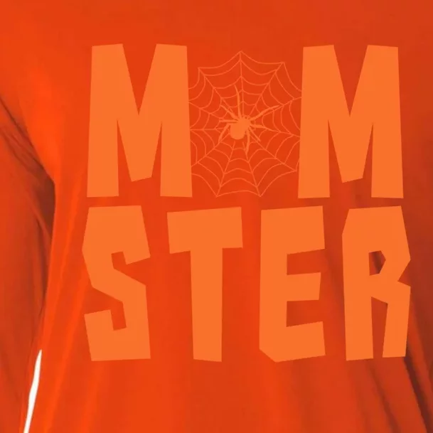 Funny Halloween Costume Idea For Sarcastic Mom Momster Gift Cooling Performance Long Sleeve Crew