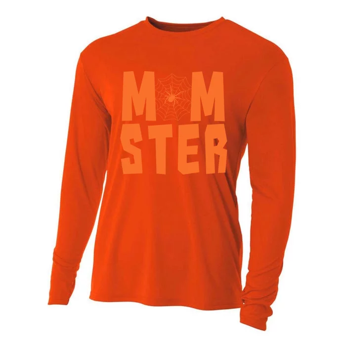 Funny Halloween Costume Idea For Sarcastic Mom Momster Gift Cooling Performance Long Sleeve Crew