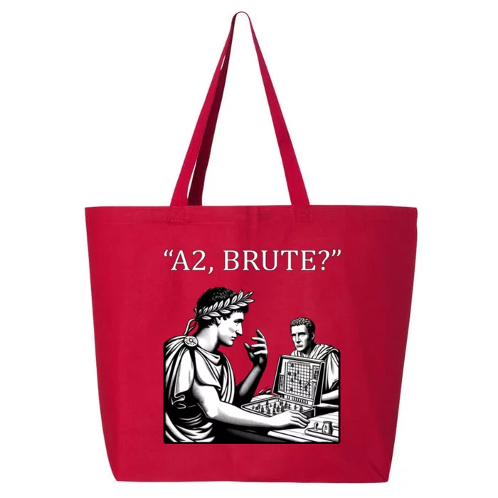 Funny History Caesar And Brutus Board Game Meme 25L Jumbo Tote