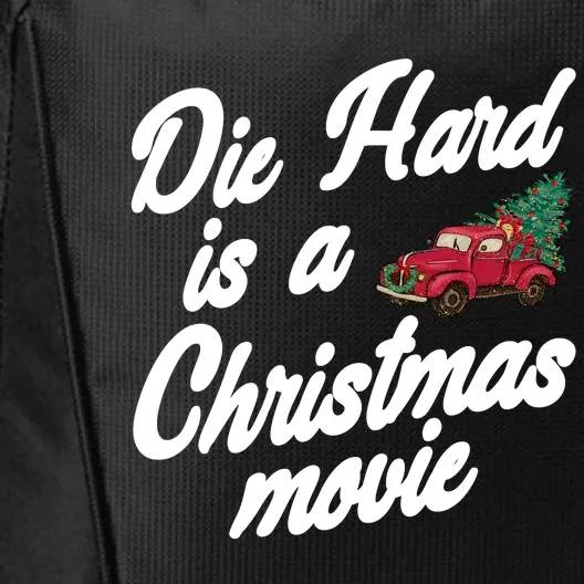 Funny Hard Christmas Movie City Backpack