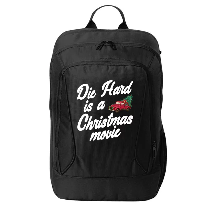 Funny Hard Christmas Movie City Backpack