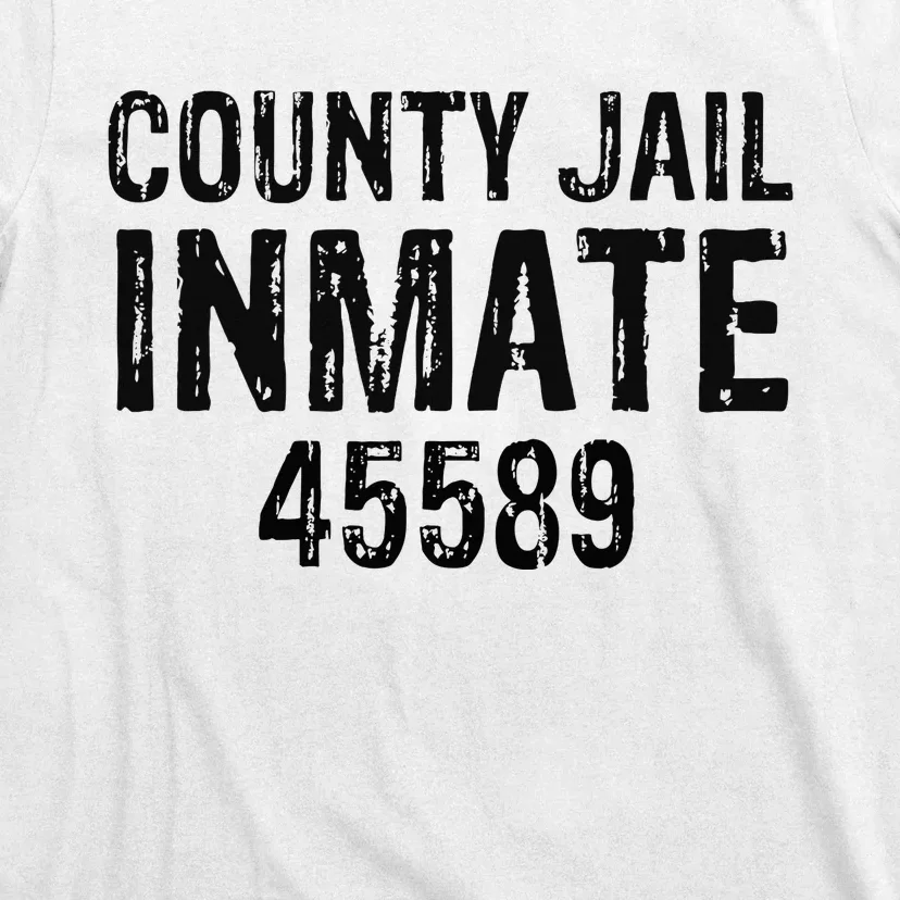 funyn Halloween County Jail Inmate Prisoner Costume Party T-Shirt