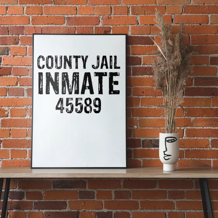 funyn Halloween County Jail Inmate Prisoner Costume Party Poster