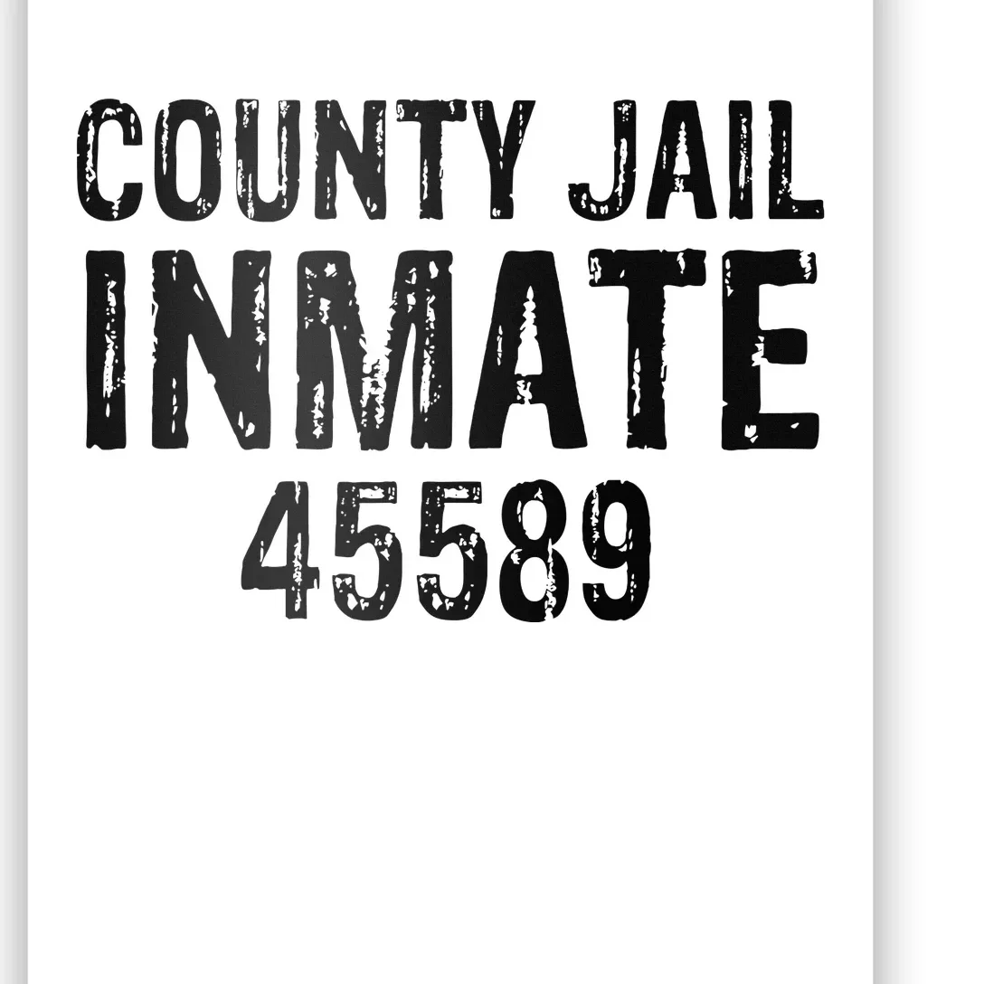 funyn Halloween County Jail Inmate Prisoner Costume Party Poster