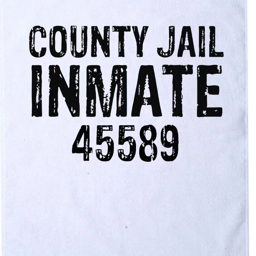 funyn Halloween County Jail Inmate Prisoner Costume Party Platinum Collection Golf Towel