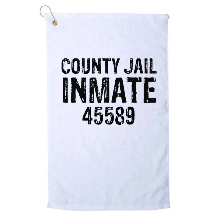 funyn Halloween County Jail Inmate Prisoner Costume Party Platinum Collection Golf Towel