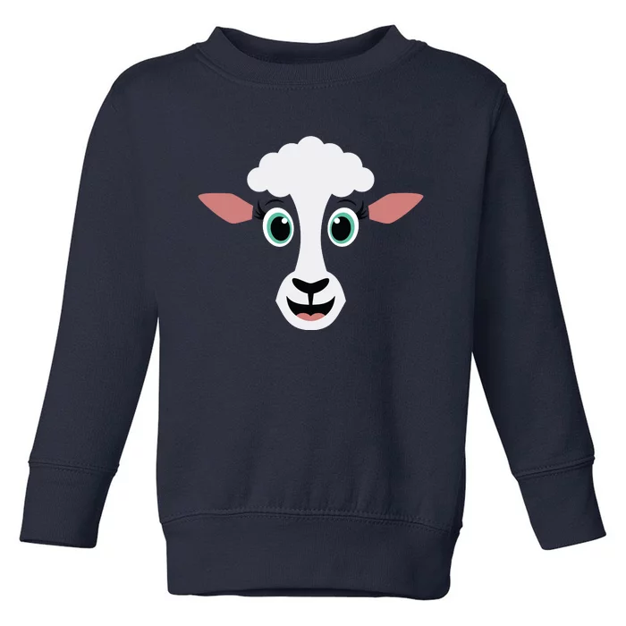 Funny Halloween Costume For Girl Boy Cute Sheepp Face Toddler Sweatshirt