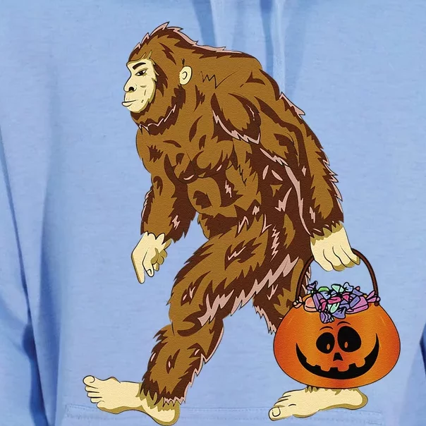 Funny Halloween Costume Bigfoot Pumpkin Lovers Fans Unisex Surf Hoodie