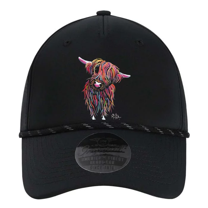 Funny Highland Cow Print Animal Print Bolly Performance The Dyno Cap