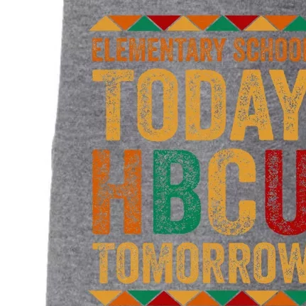 Future Hbcu College Elementary School Today Hbcu Tomorrow Doggie 3-End Fleece Hoodie