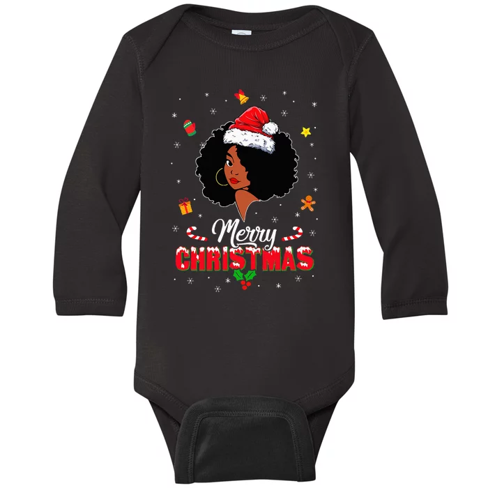 Festive Holiday Celebration for African Americans Baby Long Sleeve Bodysuit