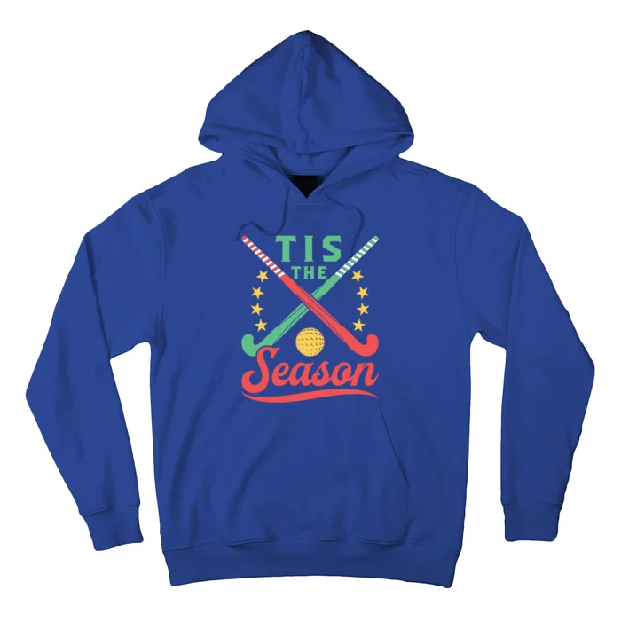 Field Hockey Christmas Tis The Season Cute Player Holiday Gift Hoodie